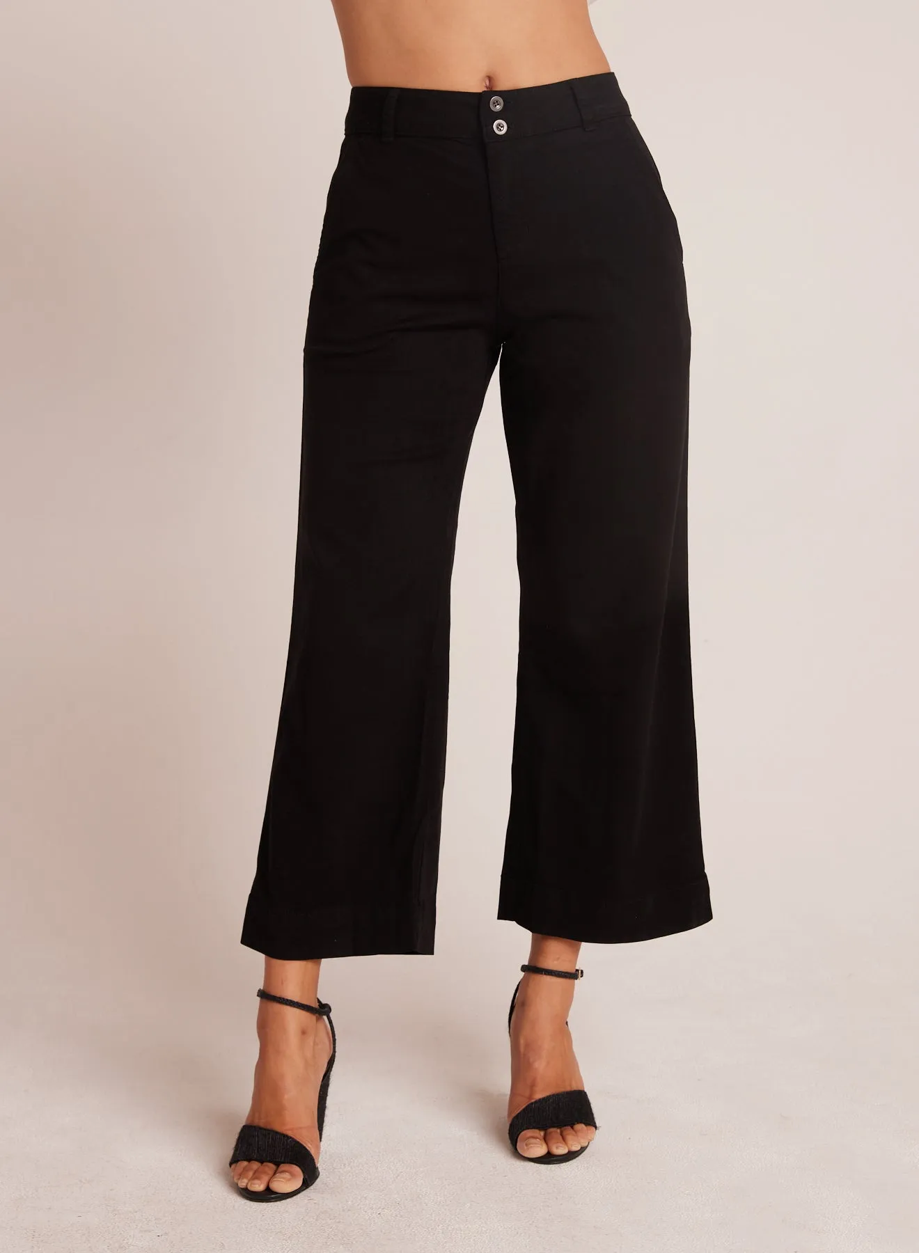 Saige Wide Leg Crop - Black sold by Bella Dahl product image thumbnail 4