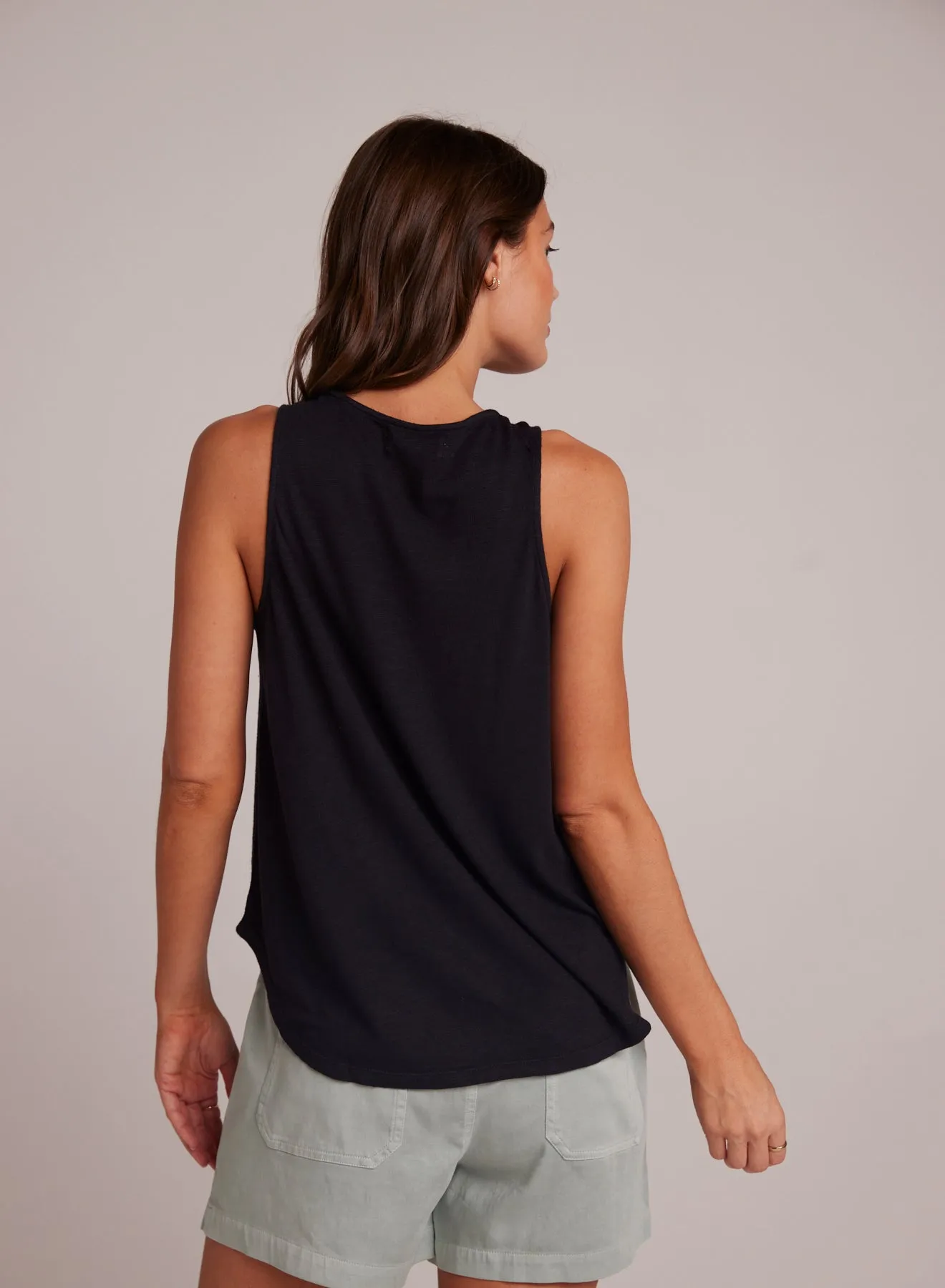 Scoop Neck Tank - Black sold by Bella Dahl product image thumbnail 2