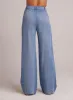 Greta Pleated Wide Leg Trouser- Pacific Salt Wash sold by Bella Dahl