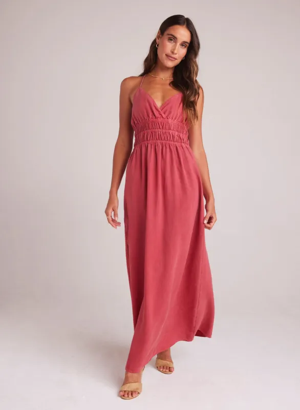 Smocked Cami Maxi Dress - Riviera Red sold by Bella Dahl