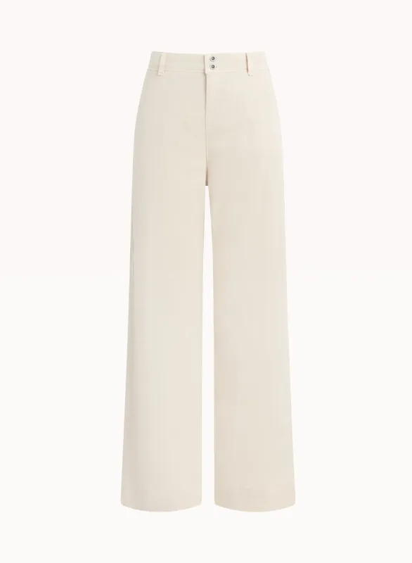 Saige Wide Leg Crop - Seashell Grey sold by Bella Dahl