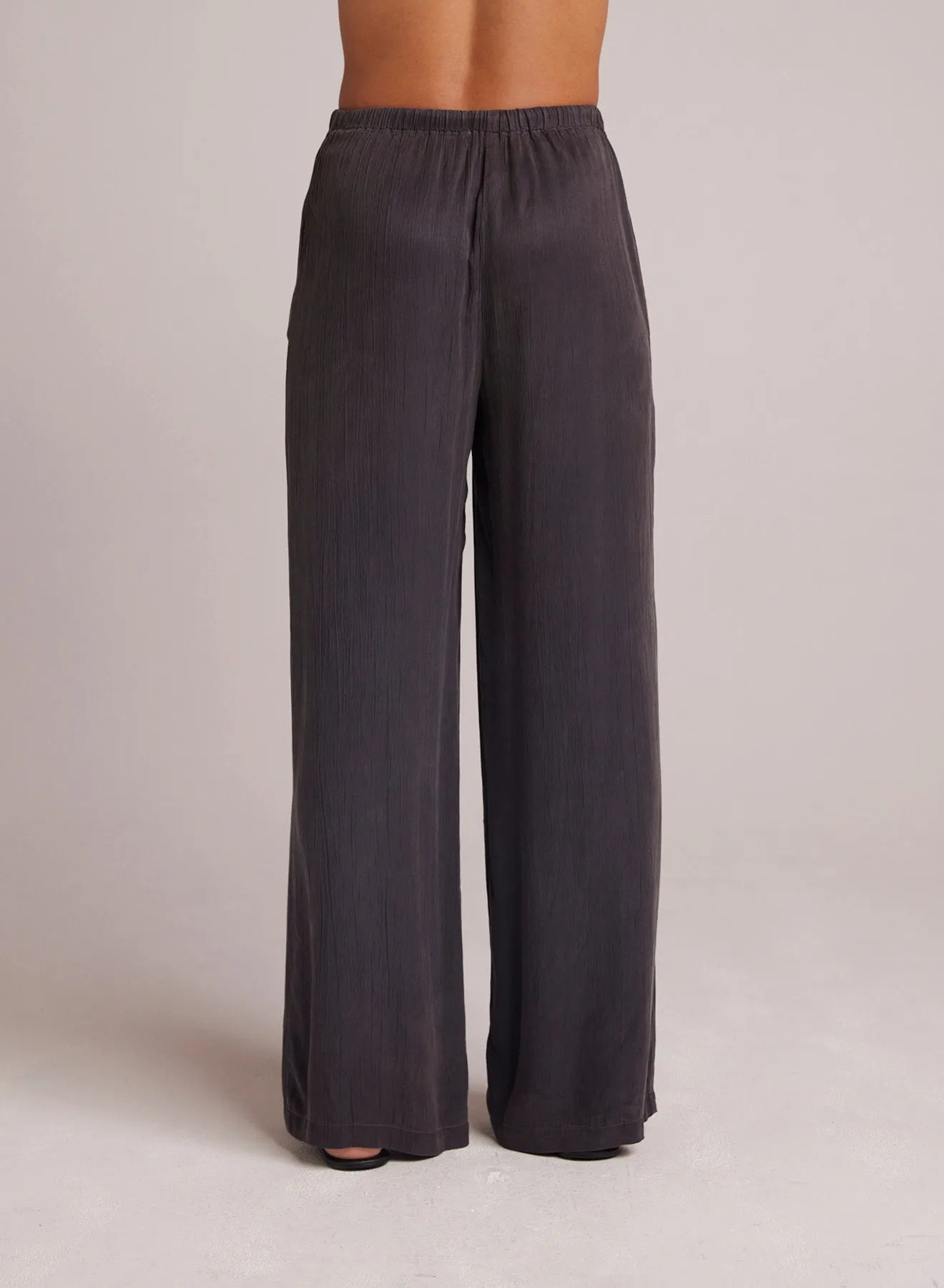 Easy Pleated Wide Leg Pant - Slate Charcoal sold by Bella Dahl product image thumbnail 3