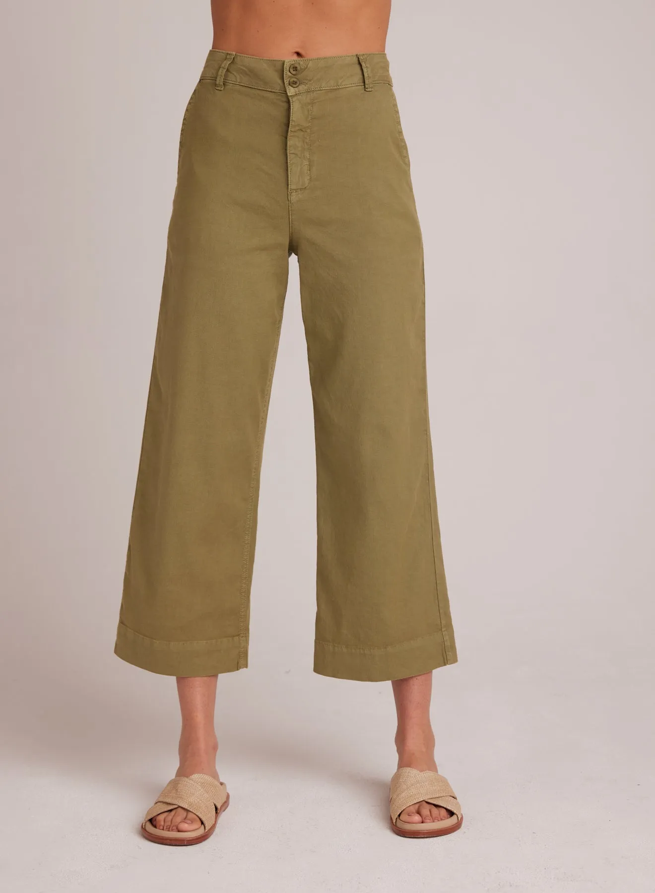 Saige Wide Leg Crop - Tropical Olive sold by Bella Dahl product image thumbnail 2