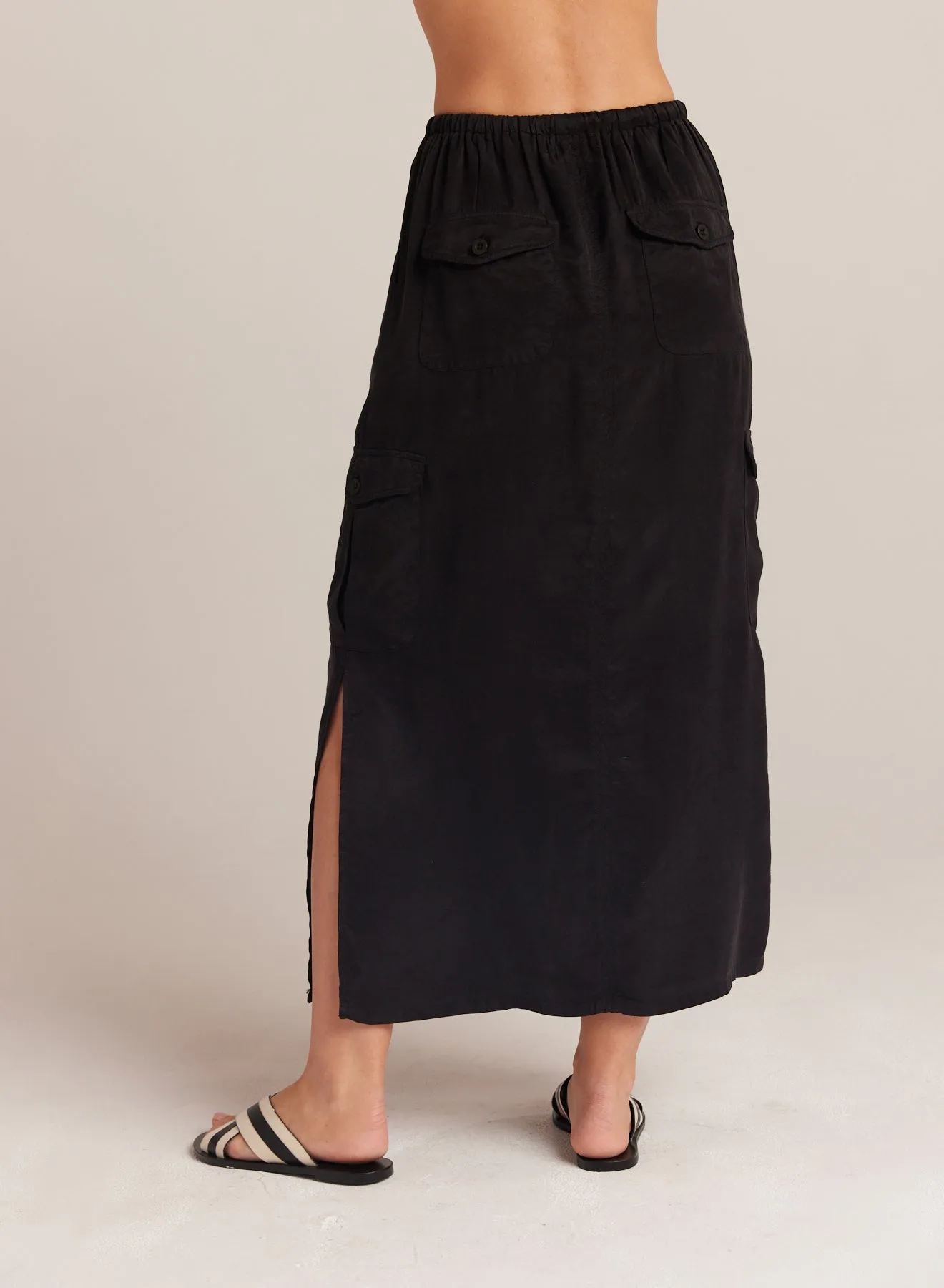 Goldie Bellow Pocket Cargo Skirt - Black sold by Bella Dahl product image thumbnail 3