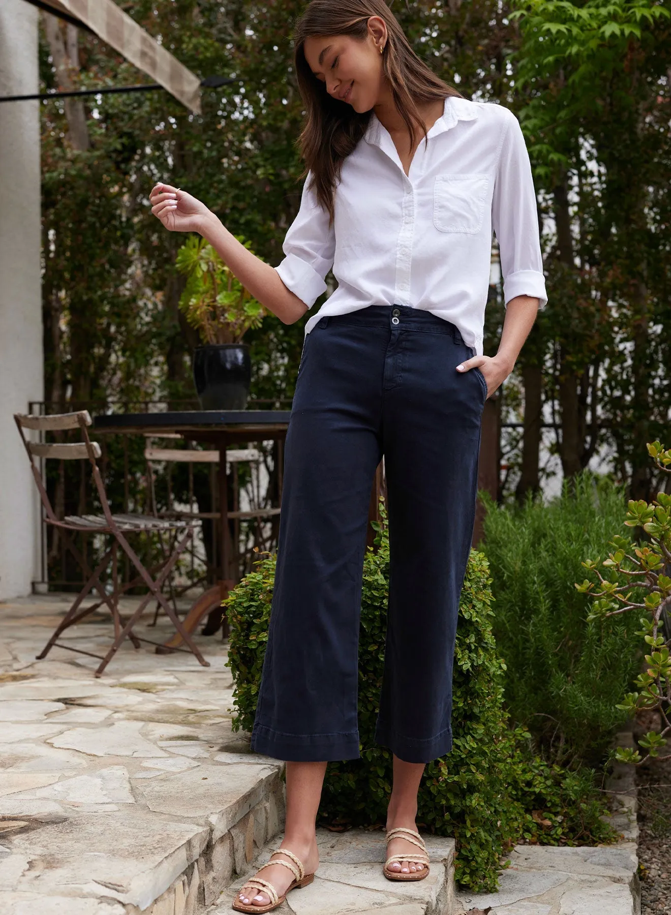 Shirt Tail Button Down - White sold by Bella Dahl product image thumbnail 4