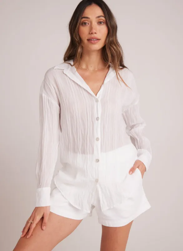 Boyfriend Button Down - White sold by Bella Dahl