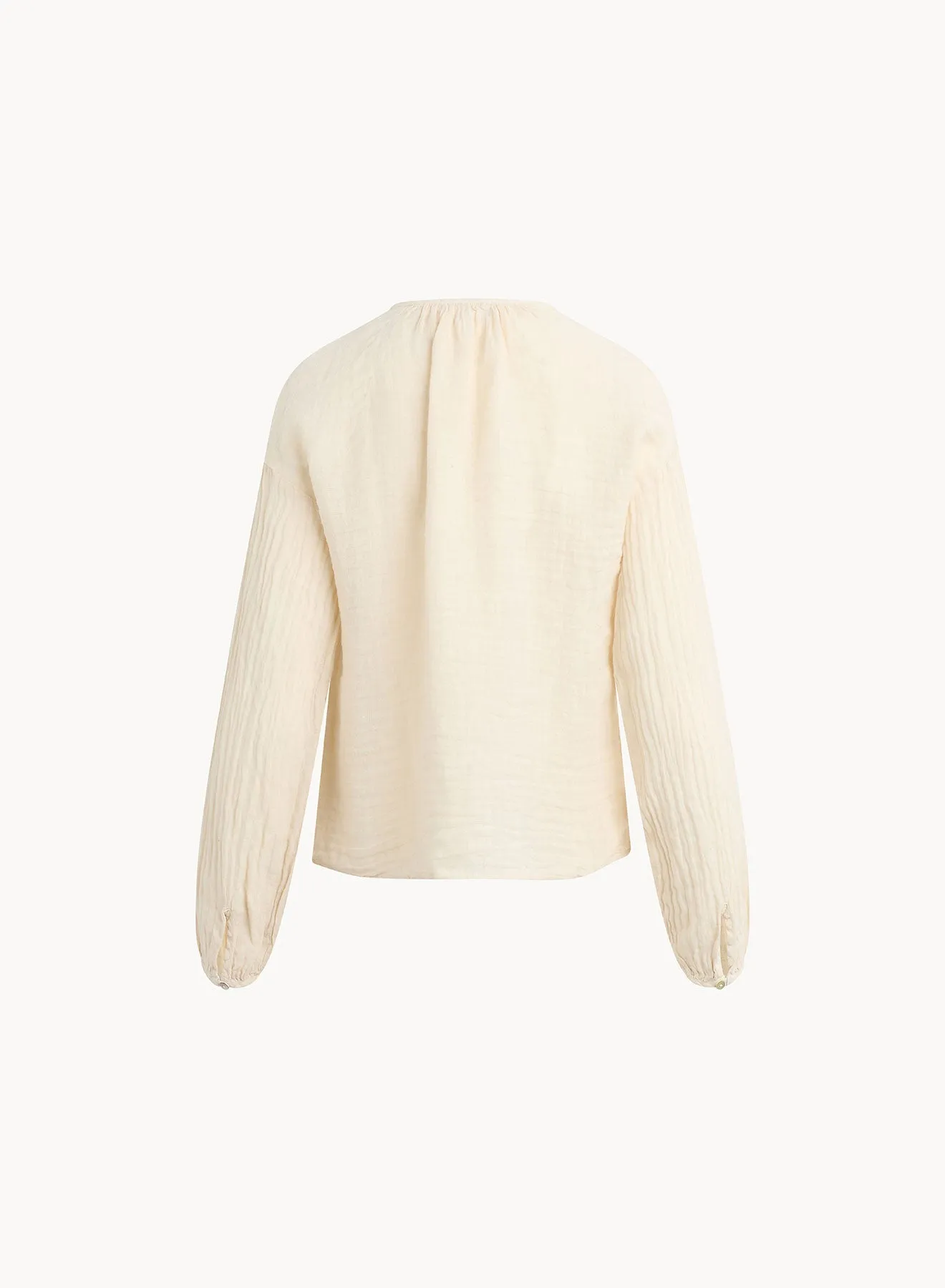 Shirred Neck Blouse - Samba Tan sold by Bella Dahl product image thumbnail 2