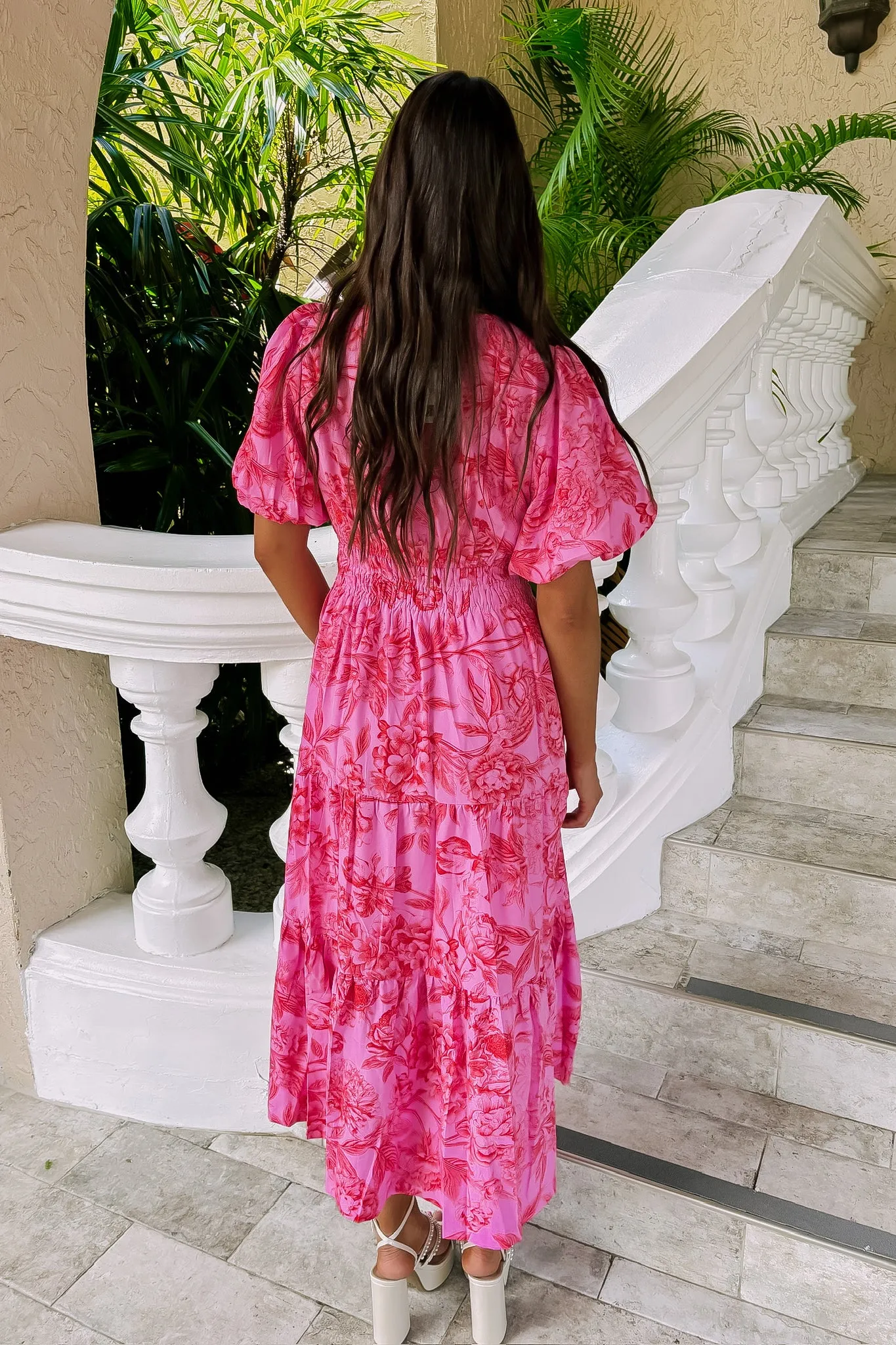 Charmingly Adorable Midi Dress sold by Bella Rose boutique product image thumbnail 4