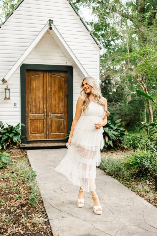 Forever And More Tulle Maxi Dress sold by Bella Rose boutique
