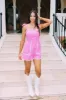 Picnic In The Garden Tie Shoulder Romper sold by Bella Rose boutique