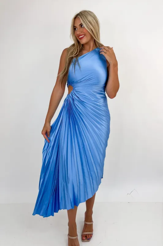 Romantic Ways Pleated Maxi Dress sold by Bella Rose boutique