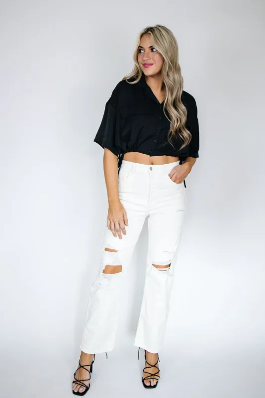 Bethani High Rise Dad Jeans sold by Bella Rose boutique