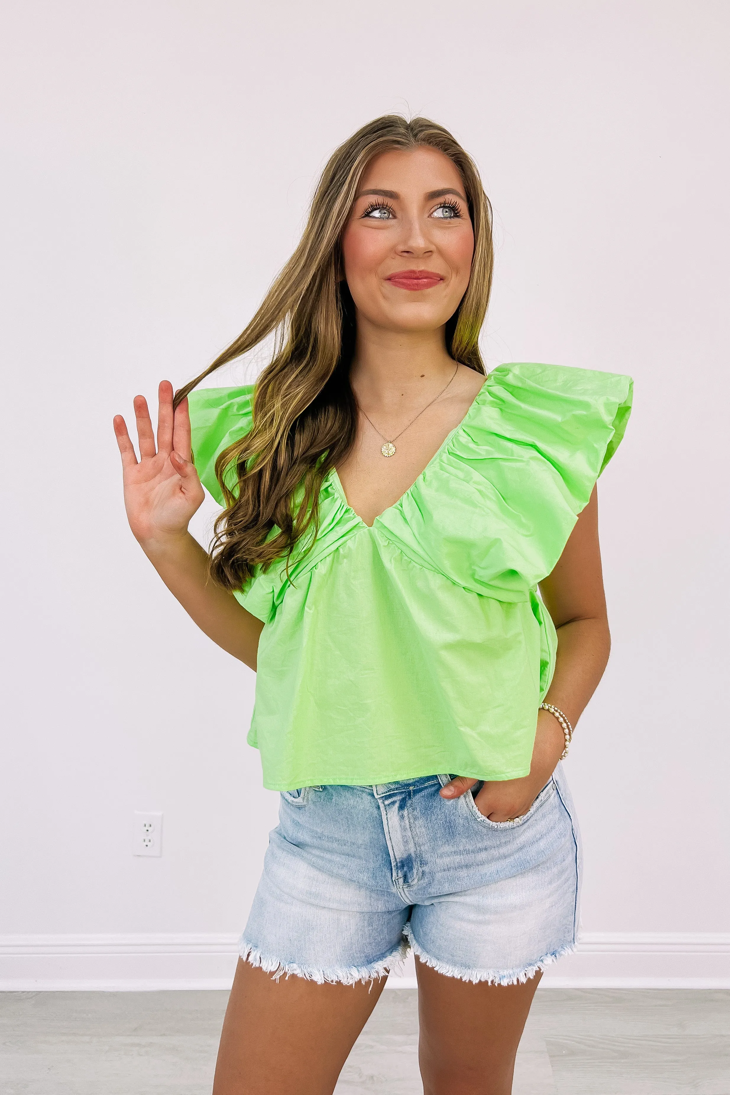 Storybook Ending Poplin Top sold by Bella Rose boutique product image thumbnail 2