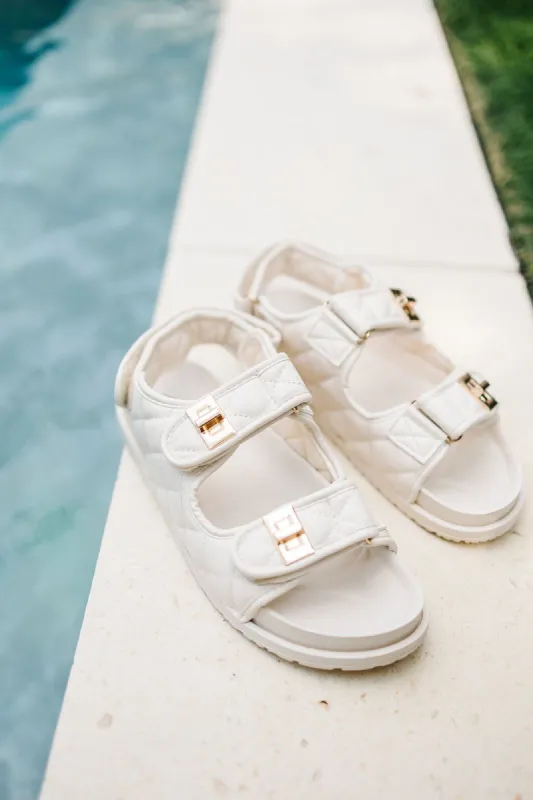 Quilted Love Sandals sold by Bella Rose boutique