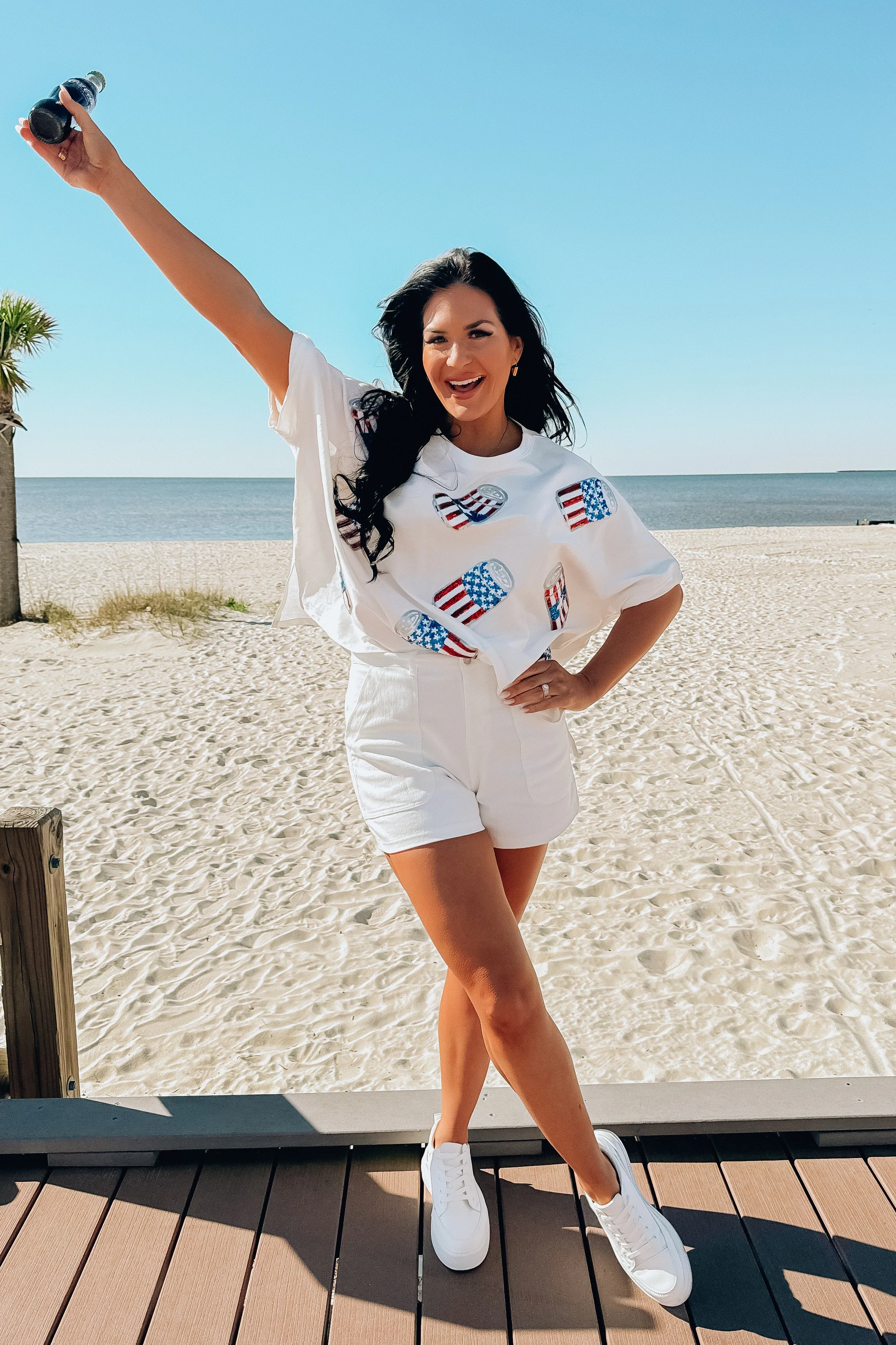 Party In The USA Sequin Top sold by Bella Rose boutique product image thumbnail 3