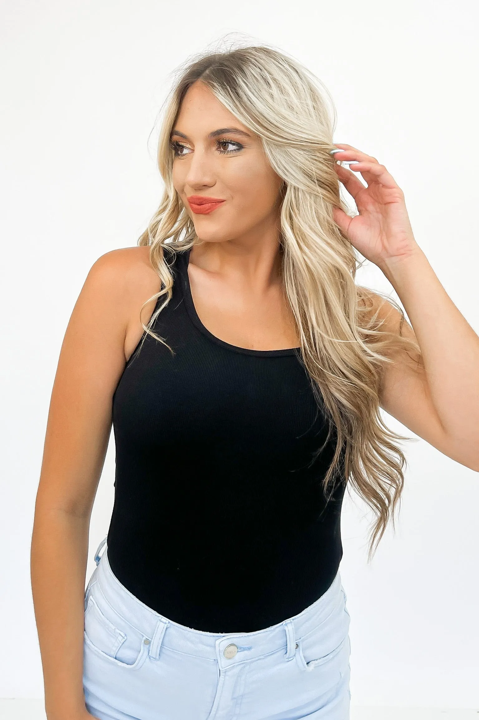 Minimalist Movement Ribbed Bodysuit sold by Bella Rose boutique