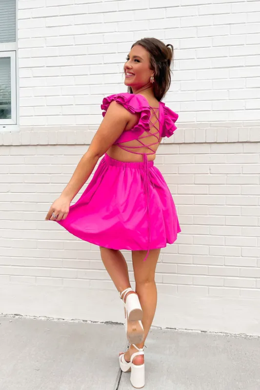Feminine Charm Dress sold by Bella Rose boutique