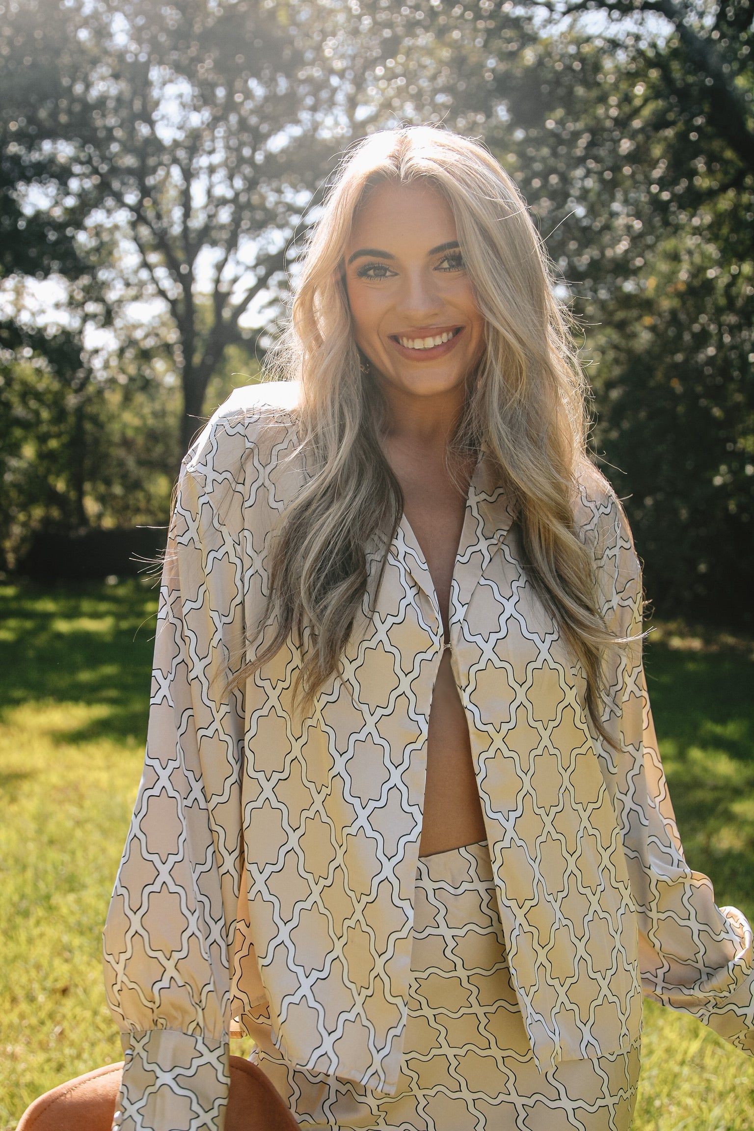 Making Life Easy Satin Top sold by Bella Rose boutique