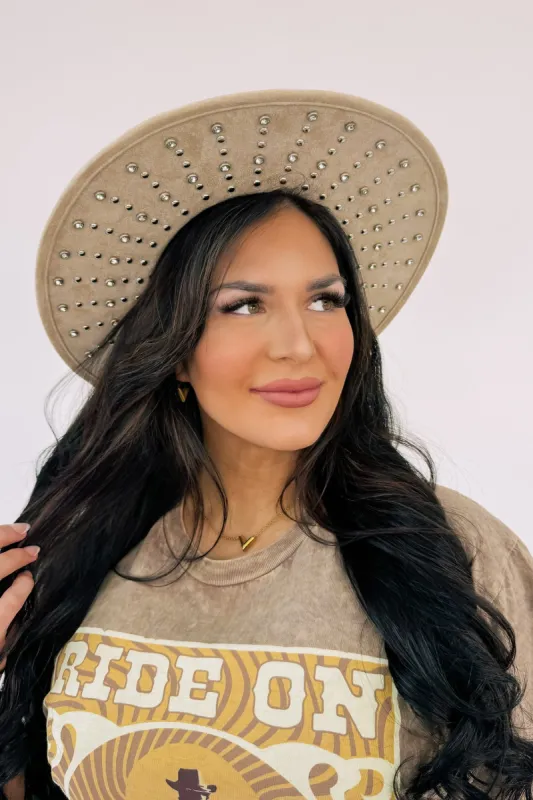 Star Standards Studded Fedora Hat sold by Bella Rose boutique