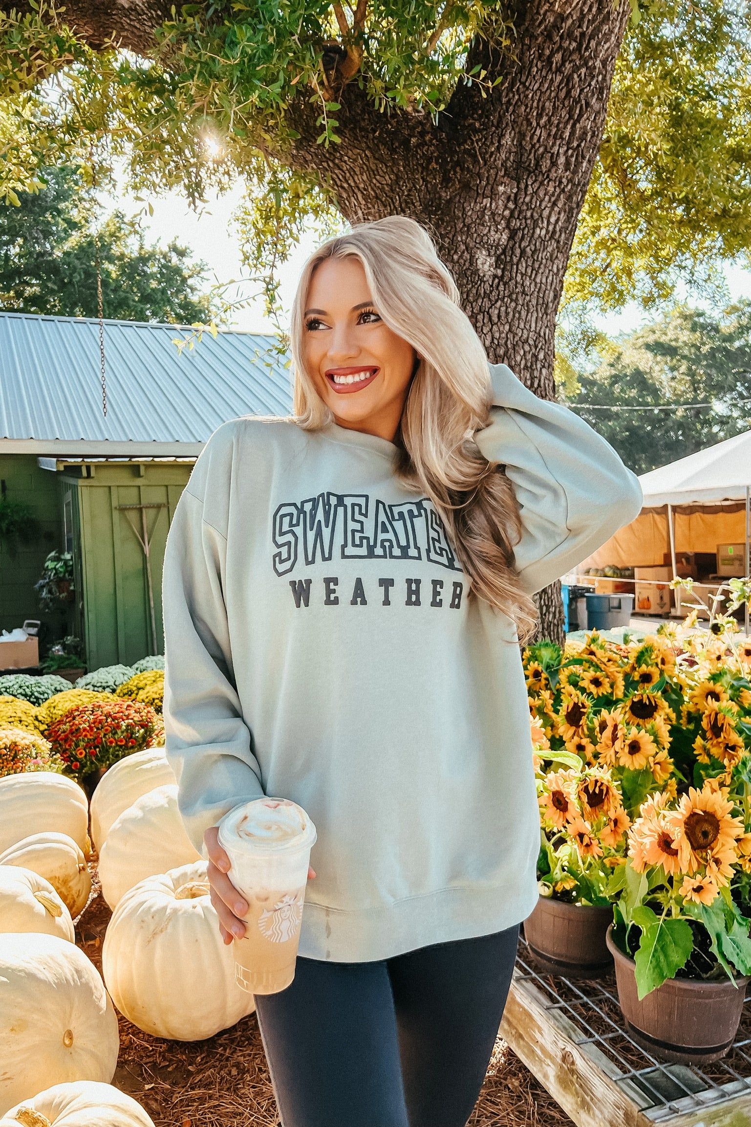 Sweater Weather Sweatshirt sold by Bella Rose boutique product image thumbnail 3