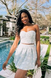 Vintage Vocabulary Tweed Two-Piece Set sold by Bella Rose boutique