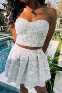 Vintage Vocabulary Tweed Two-Piece Set sold by Bella Rose boutique