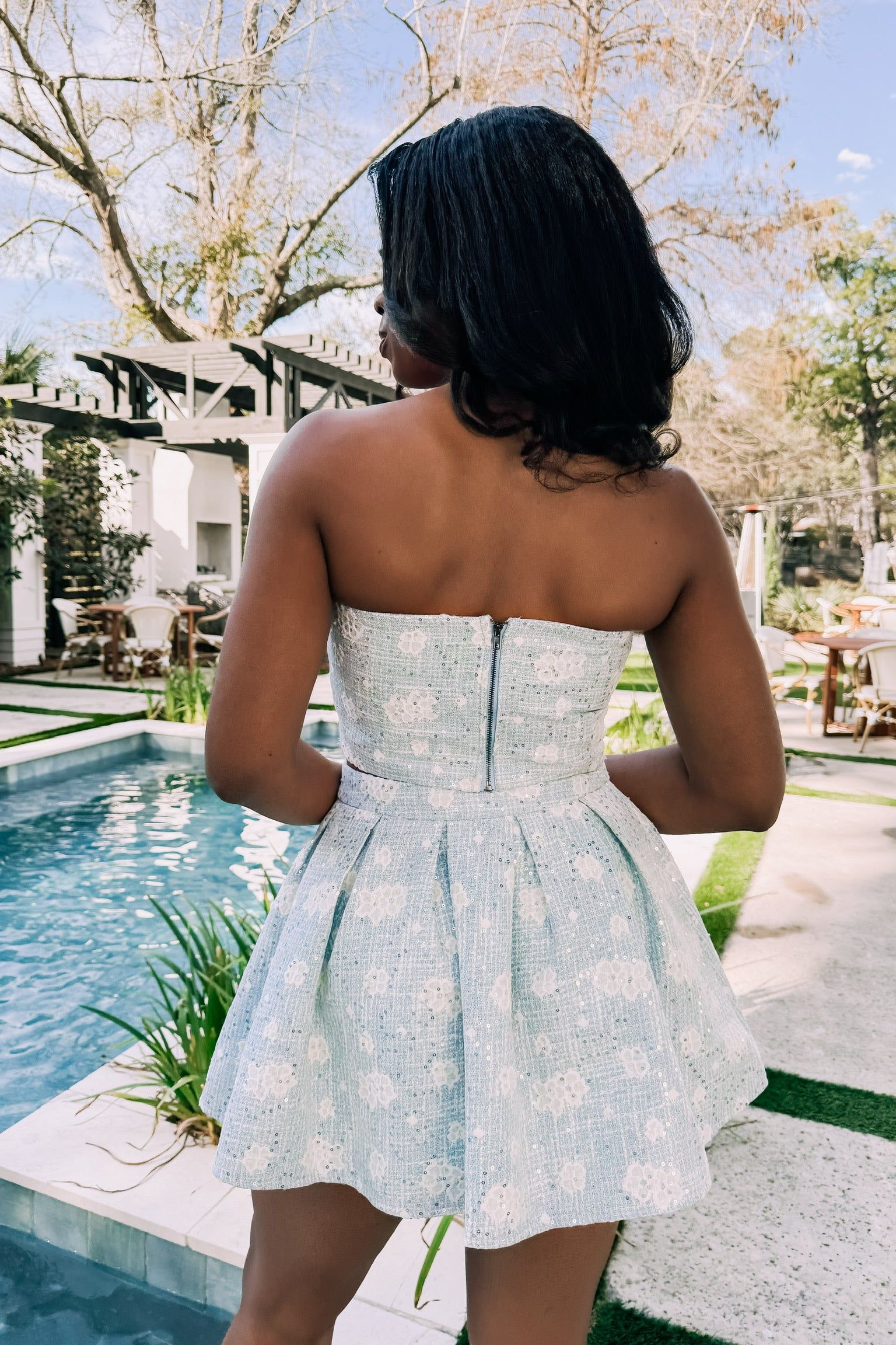 Vintage Vocabulary Tweed Two-Piece Set sold by Bella Rose boutique product image thumbnail 5