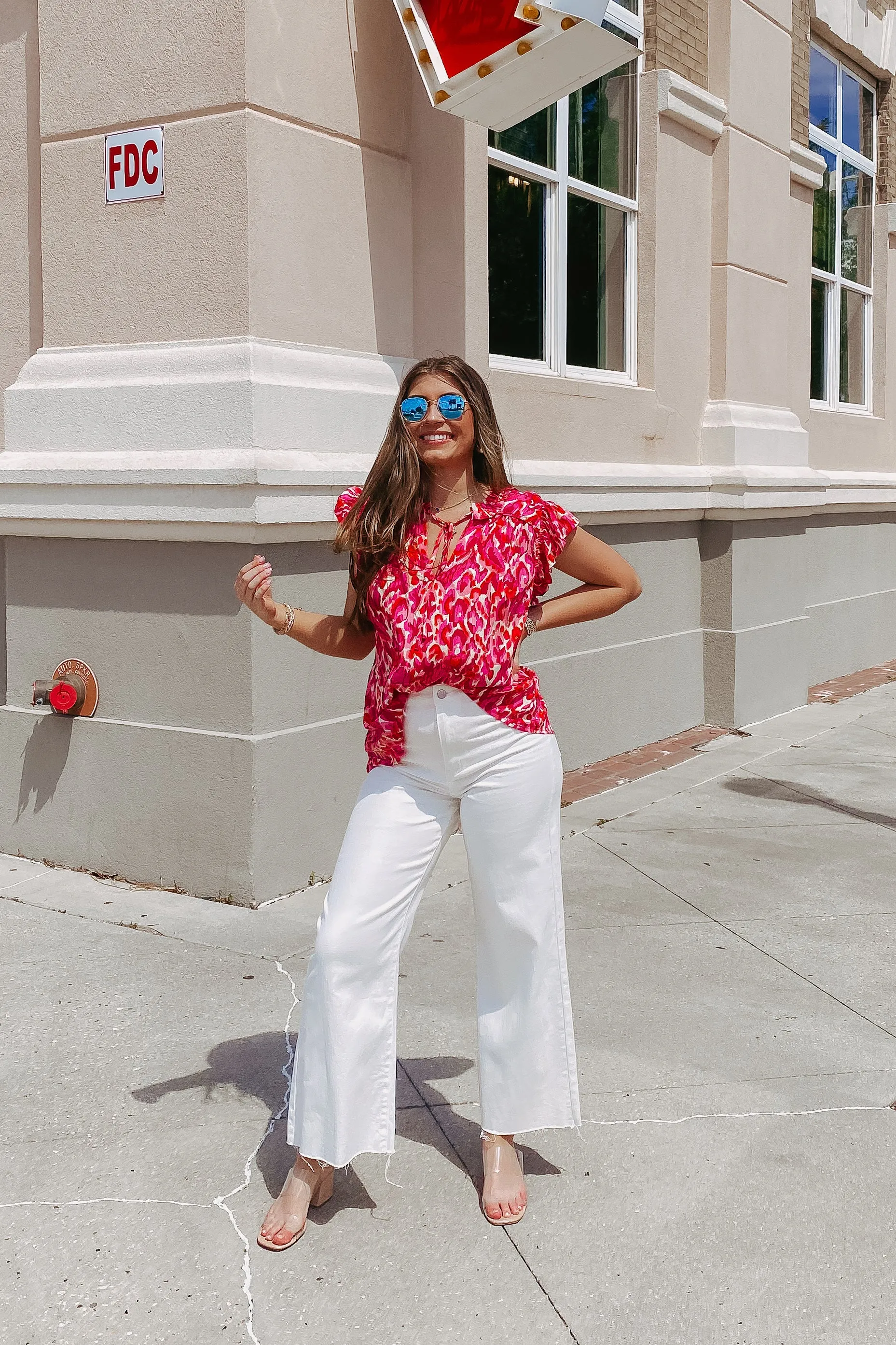 Sensational Flair Top sold by Bella Rose boutique