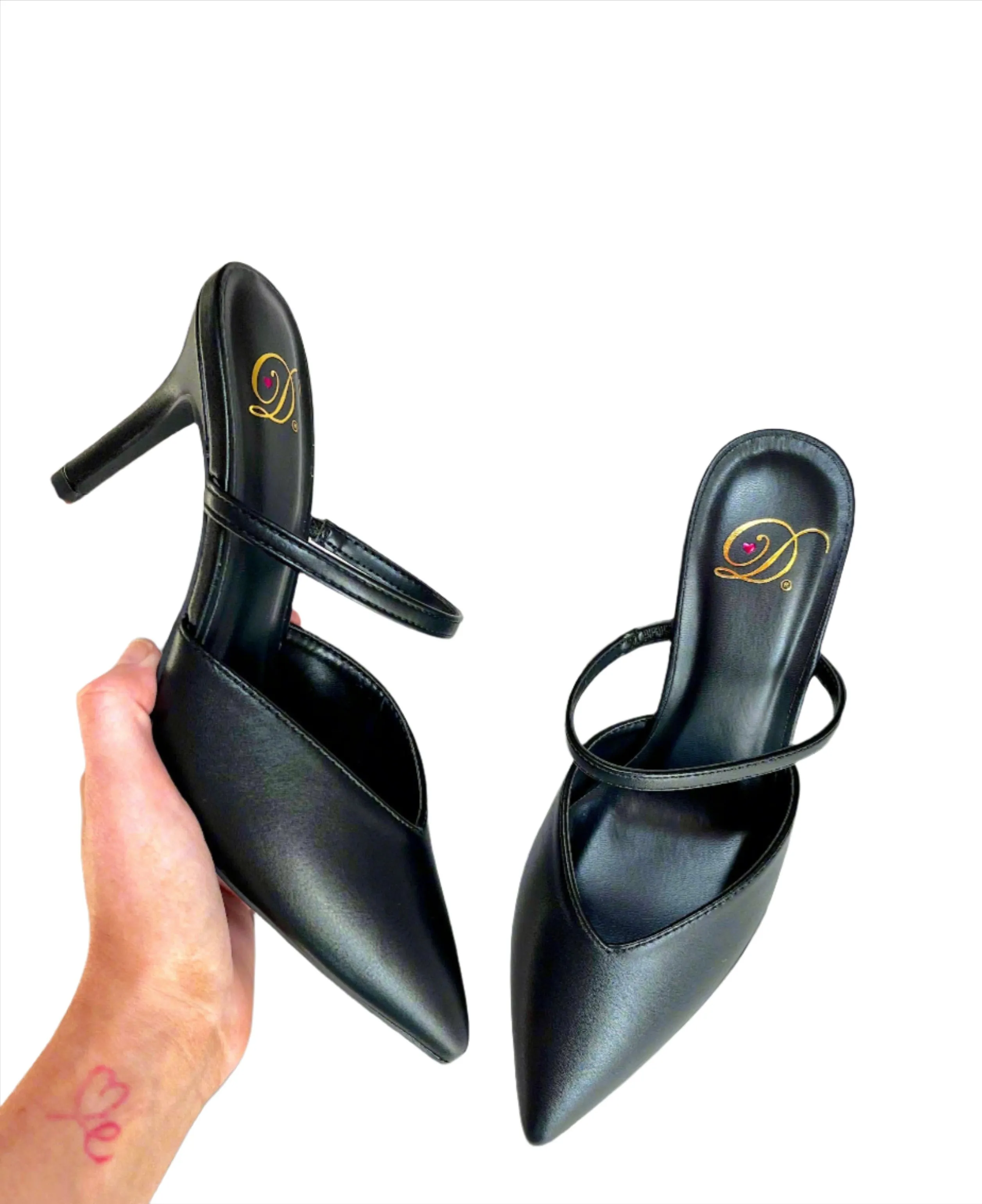 Secrets To Tell Pointed-Toe Kitten Heels sold by Bella Rose boutique