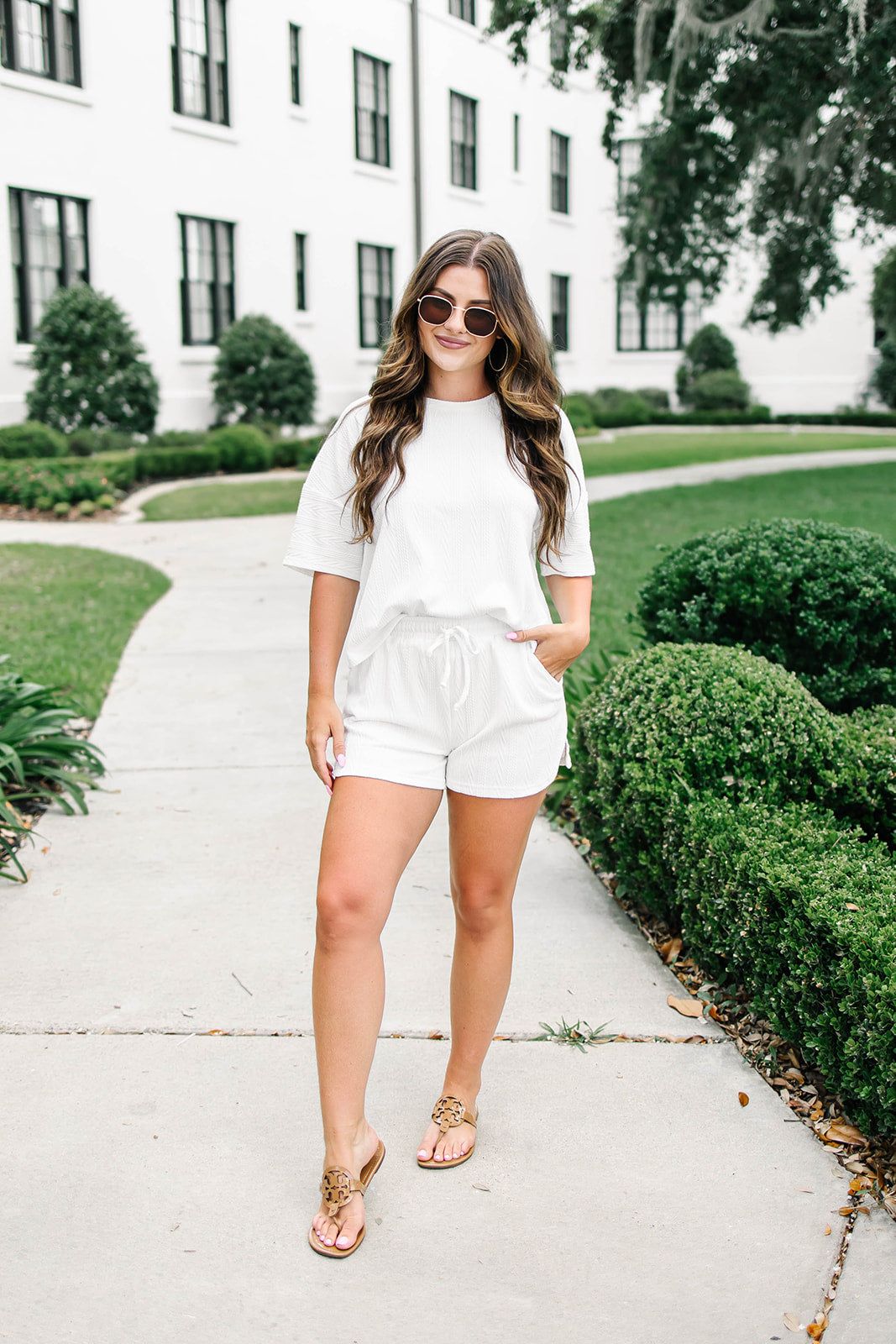 Cabana Kisses Textured Two-Piece Set sold by Bella Rose boutique