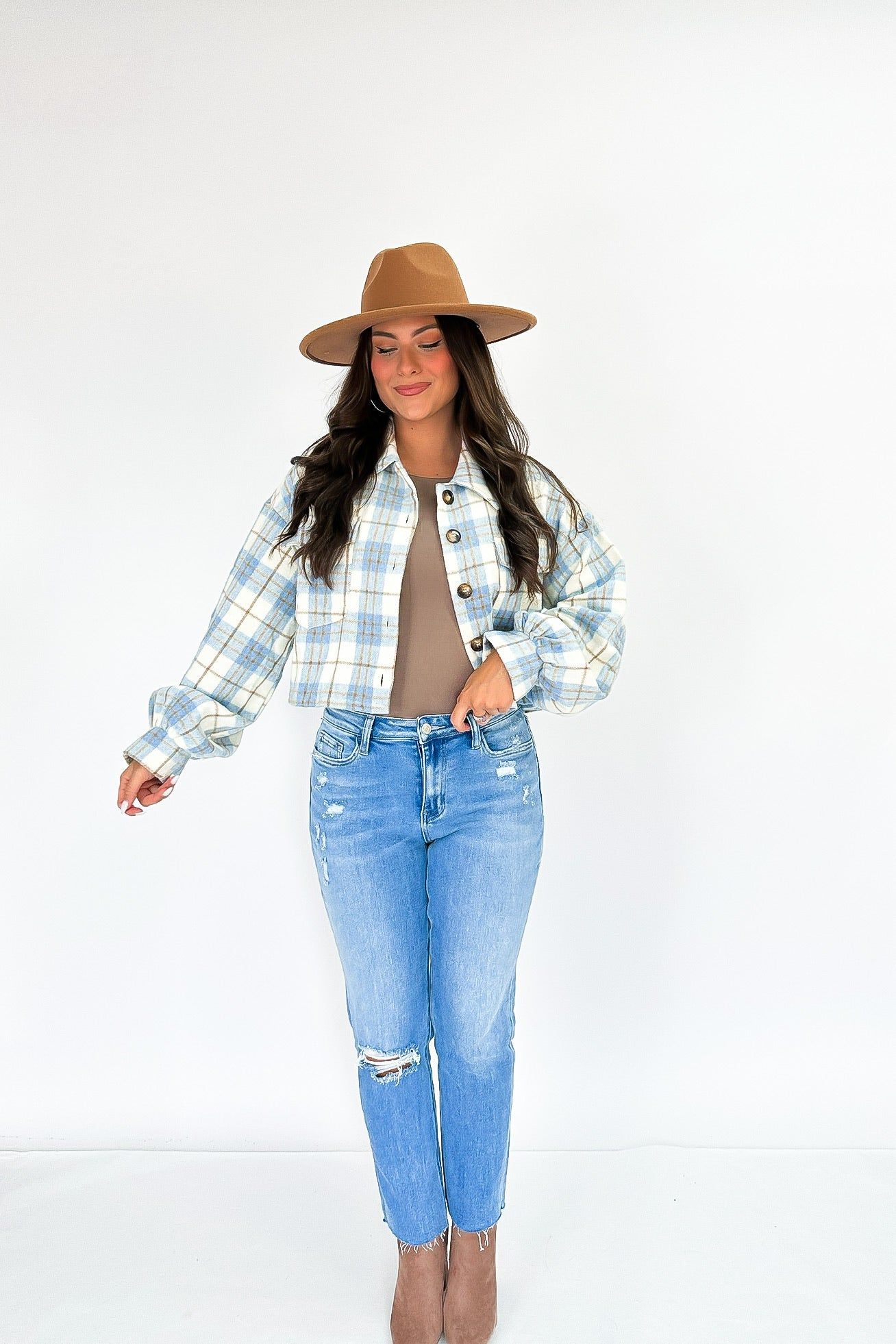 Cozy Feels Cropped Jacket sold by Bella Rose boutique product image thumbnail 5