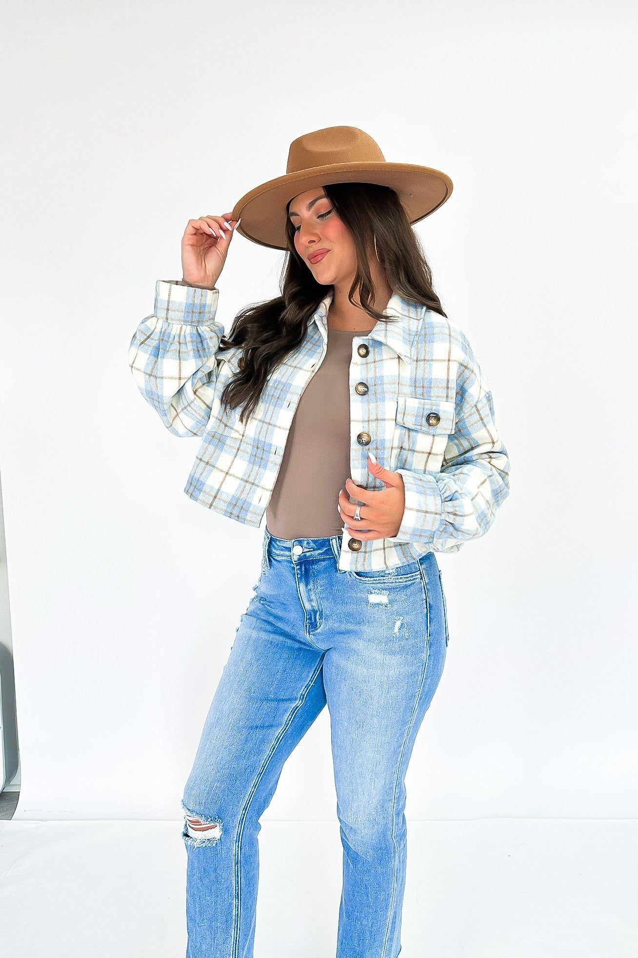 Cozy Feels Cropped Jacket sold by Bella Rose boutique product image thumbnail 2