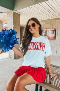 Ole Miss Rep Your College Graphic Tee sold by Bella Rose boutique