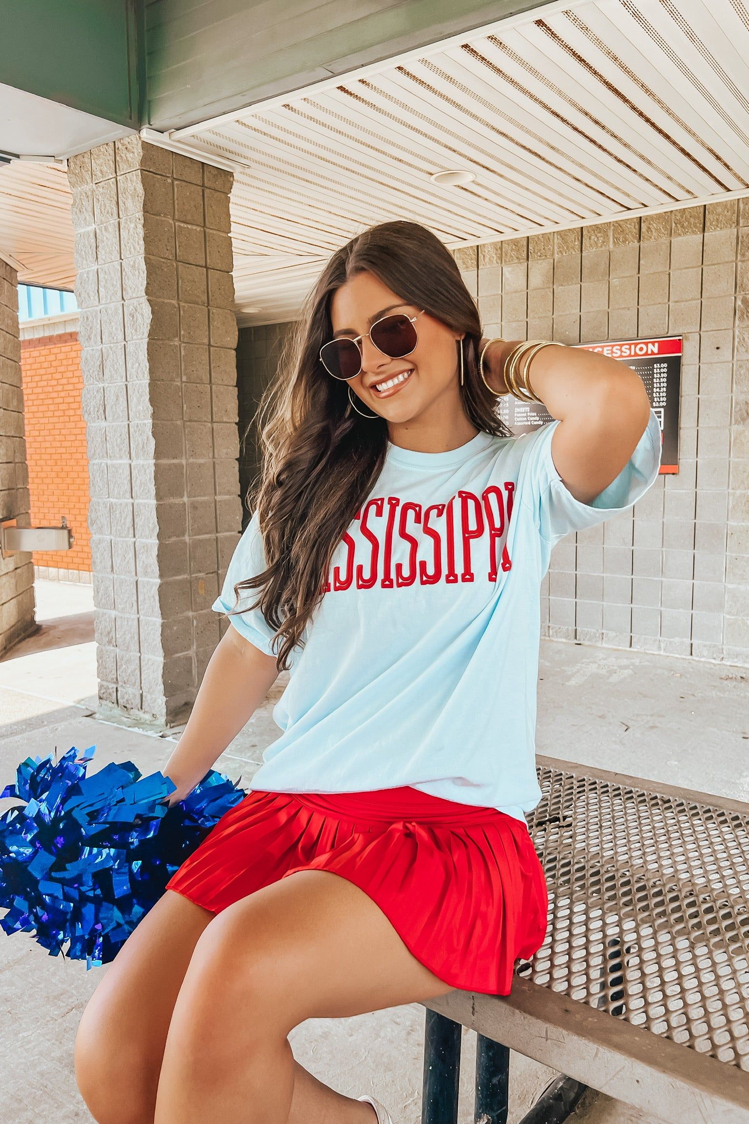 Ole Miss Rep Your College Graphic Tee sold by Bella Rose boutique product image thumbnail 2