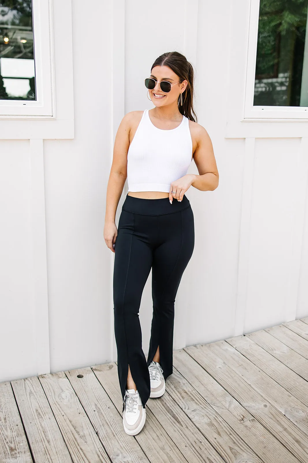 My Power Slit Flare Leggings sold by Bella Rose boutique product image thumbnail 3