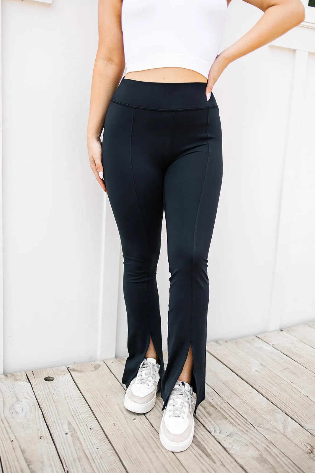 My Power Slit Flare Leggings sold by Bella Rose boutique product image thumbnail 2