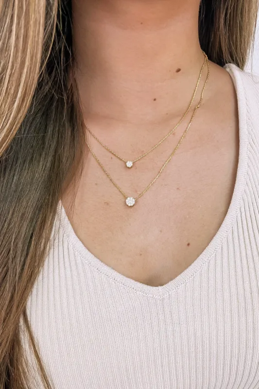Perfection And Beauty Layered Necklace sold by Bella Rose boutique