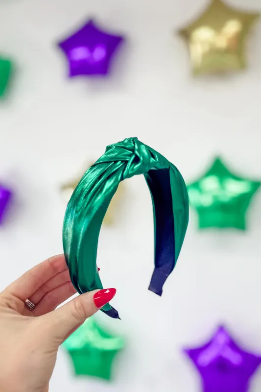 Mardi Metallic Knotted Headband sold by Bella Rose boutique