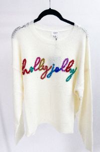 RESTOCK: Sparkle And Shine This Christmas Sweater sold by Bella Rose boutique