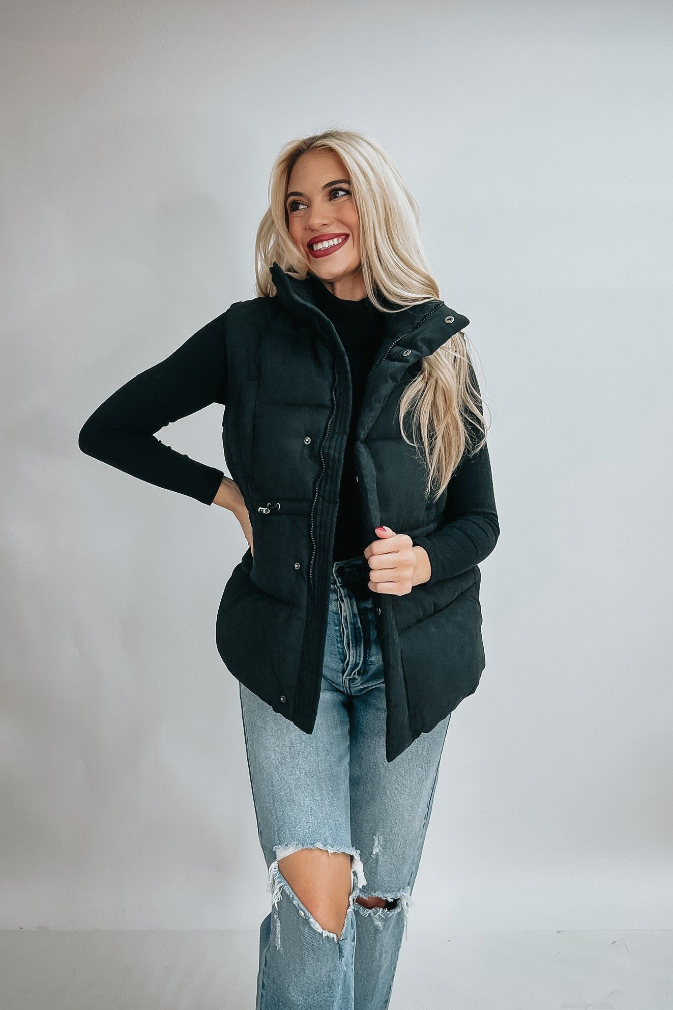 Effortless Icon Quilted Puffer Vest sold by Bella Rose boutique product image thumbnail 4