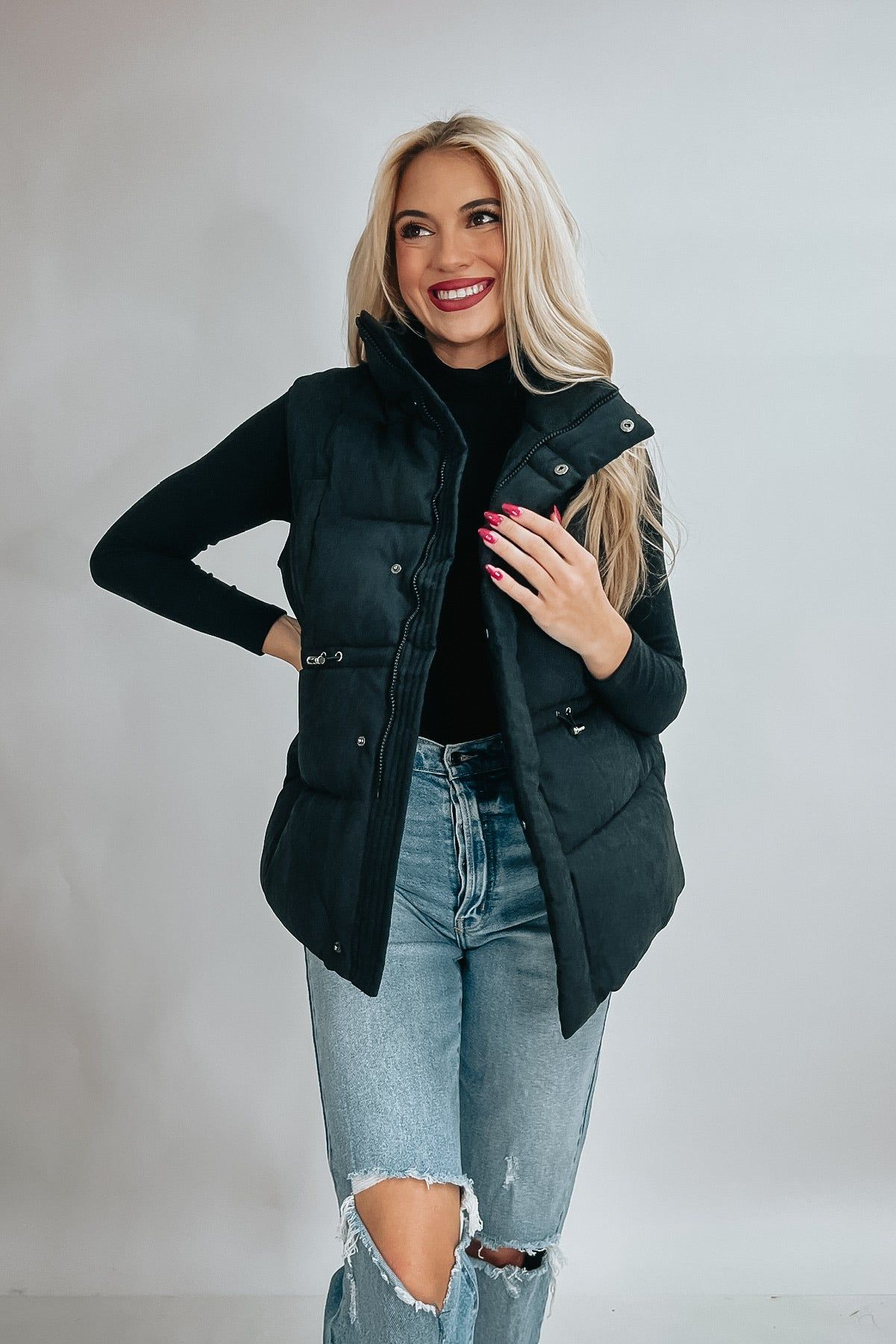 Effortless Icon Quilted Puffer Vest sold by Bella Rose boutique product image thumbnail 3