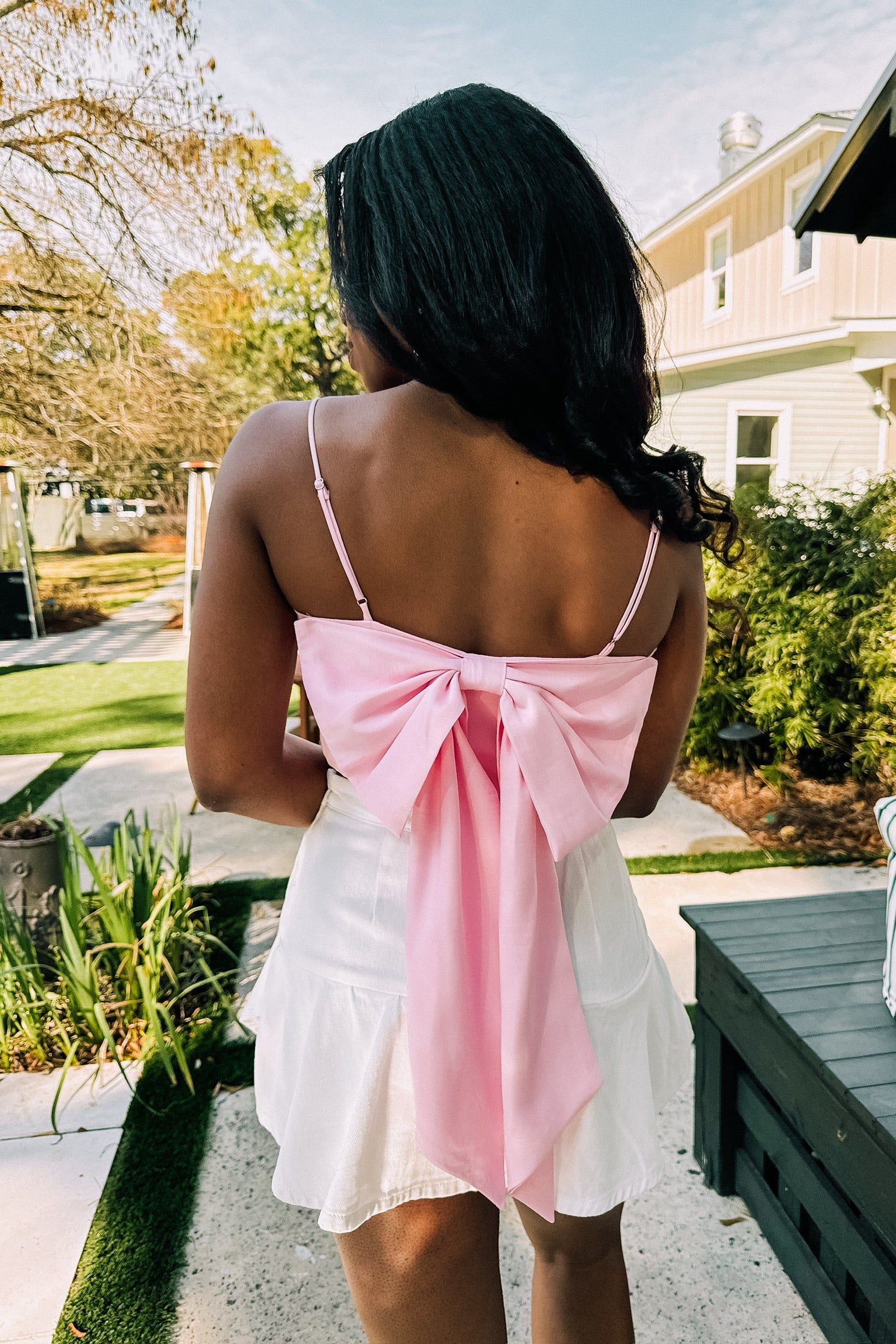 Put A Bow On It Crop Top sold by Bella Rose boutique product image thumbnail 3