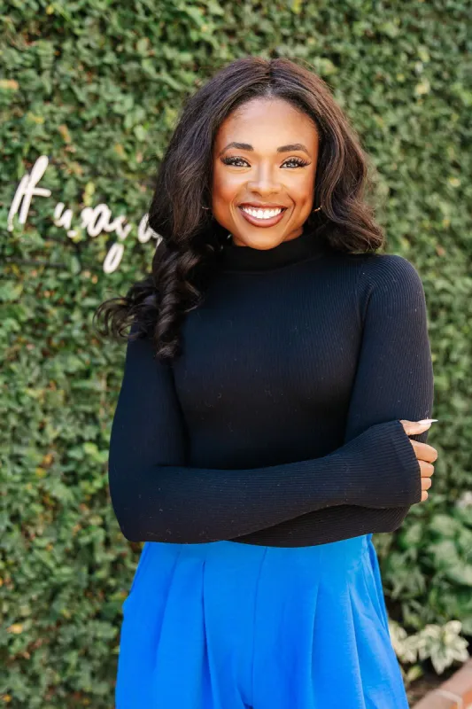 Blown Away Ribbed Top sold by Bella Rose boutique