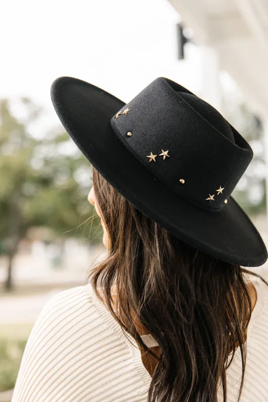 Under The Stars Flat Brim Hat sold by Bella Rose boutique