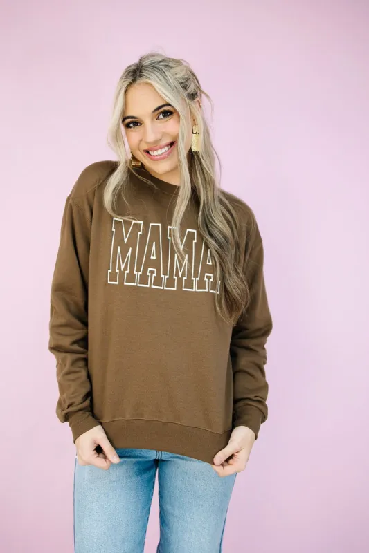 Mama Outline Pullover sold by Bella Rose boutique
