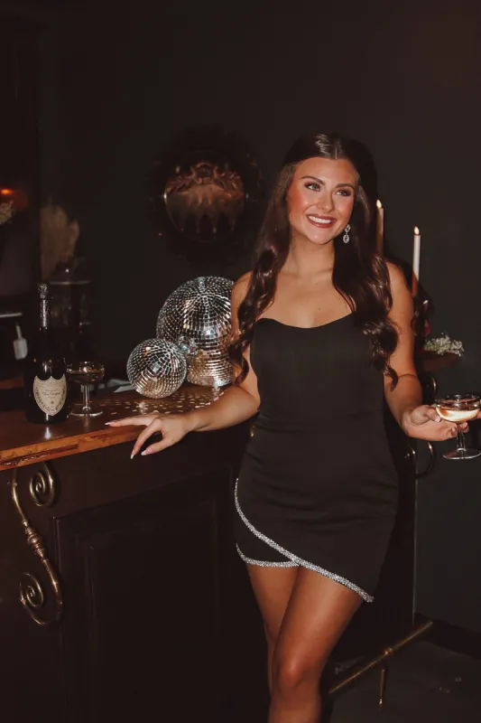 Only Babes Rhinestone Mini Dress sold by Bella Rose boutique