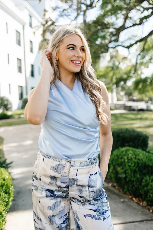 Chance For You Satin Blouse sold by Bella Rose boutique