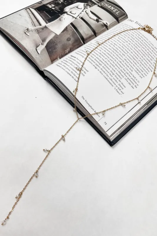 Social Soireé Crystal Necklace sold by Bella Rose boutique