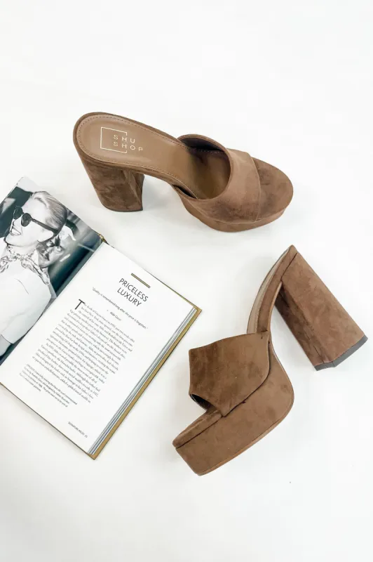 Gwen Faux Suede Heels sold by Bella Rose boutique