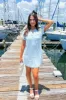 Caught In The Moment Denim Mini Dress sold by Bella Rose boutique